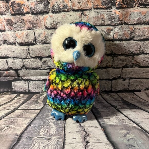 TY ARIA the OWL Beanie Boo Buddy Medium 10” Claire’s Exclusive/Retired - NEW - Picture 1 of 12